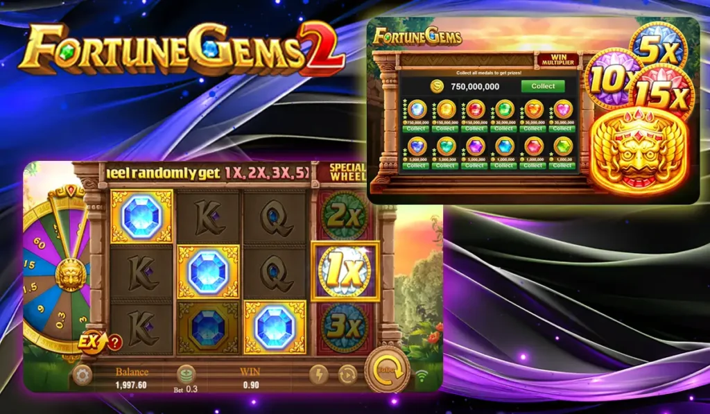 Bonus features of the Fogtune Gems 2 game