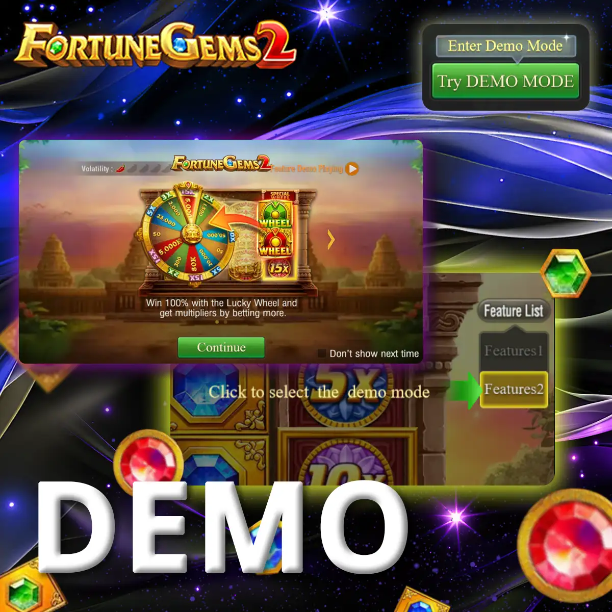 Fortune Gems 2 Demo Game